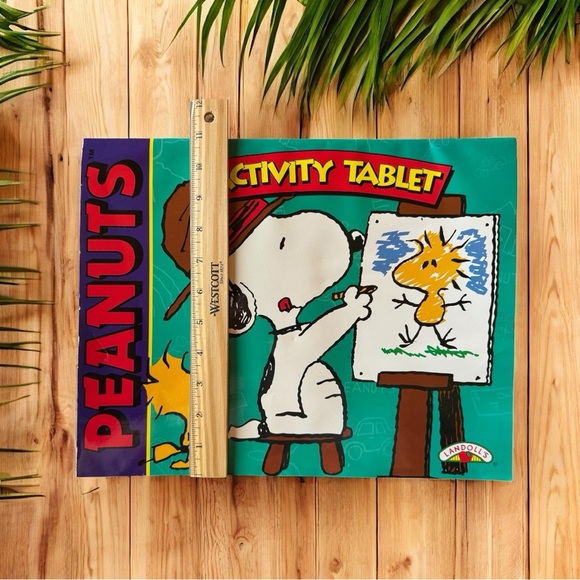 Vintage 1997 Peanuts Activity Tablet - Unused Pages - Snoopy & Woodstock - Picture 4 of 13
